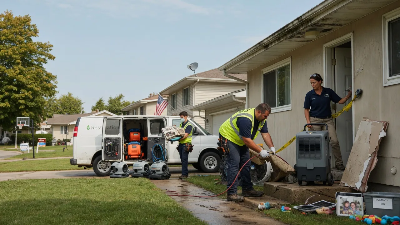 Water Damage Restoration in Mineral Point, WI near me